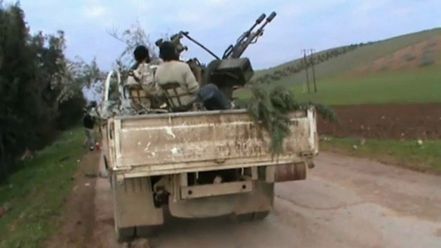 Amateur video: Syrian rebels 'shoot down plane'