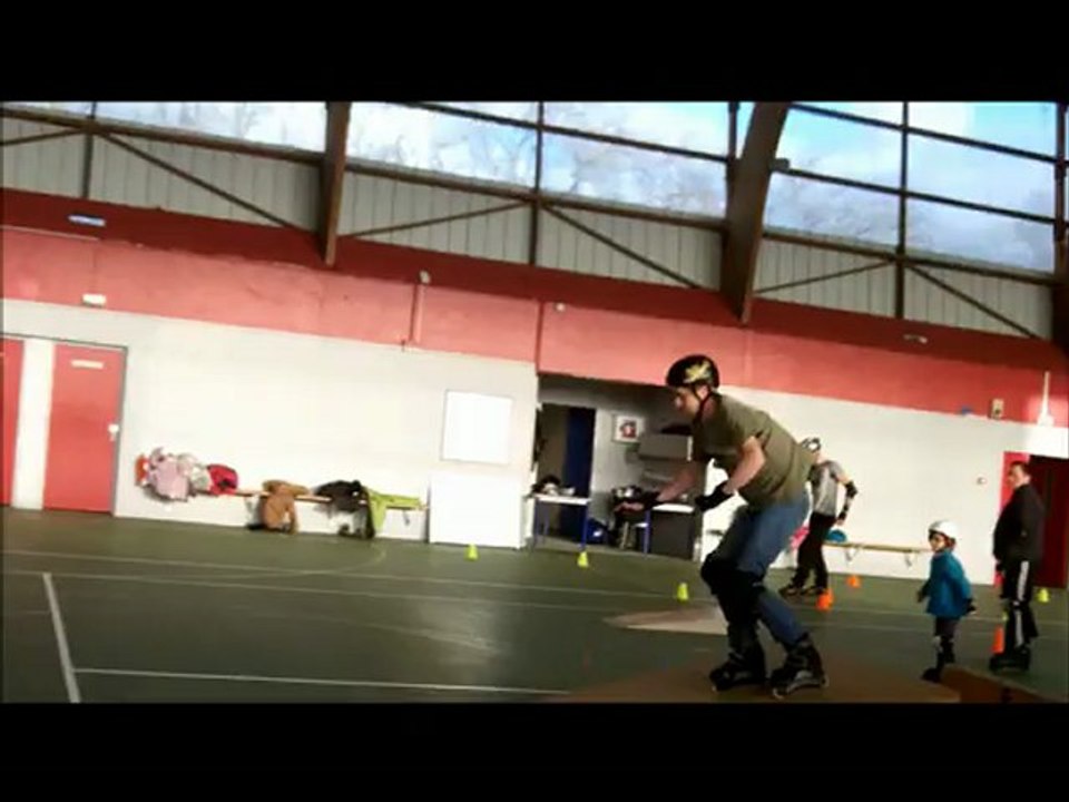 entrainement de roller à bourg blanc le 02 02 2013