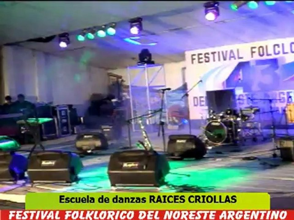 2013-01-19 -  43º FESTIVAL DE NEA Rqta - Entrevista a Cristian y Carlitos y RAICES CRIOLLAS