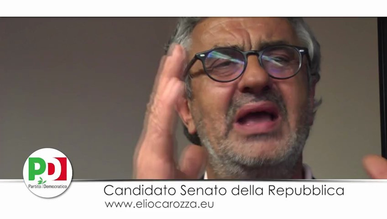 Elio Carozza, candidato Senato della Repubblica