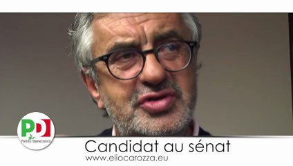 Elio Carozza, candidat du Partito Democratico au Sénat