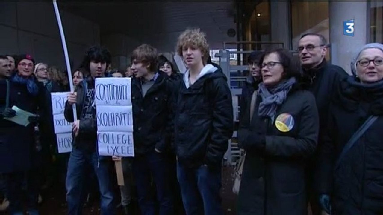 Grève au collège-lycée Camille-Saint-Saëns de Rouen