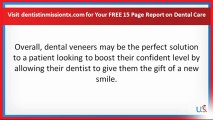 Dentist Mission TX - How Much Are Dental Veneers