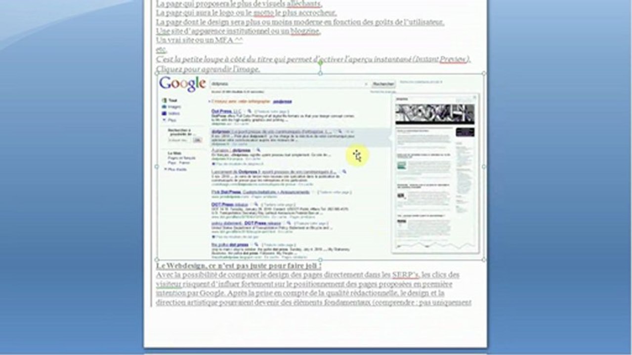 "creation site paris" et Google et Webdesign référencement naturel par "webdesign-x.fr"