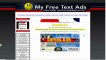 How to use My Free Text Ads | Free Online Advertising | Free Business Advertising