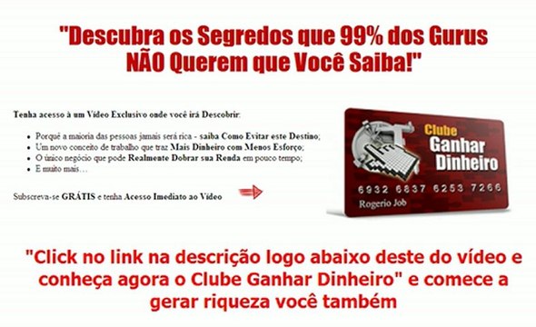 Aprenda ganhar dinheiro na internet, Clube ganhar dinheiro, comece a gerar riqueza agora
