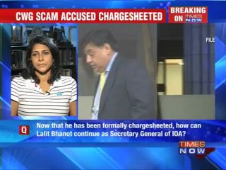 CWG scam accused Lalit Bhanot chargesheeted!