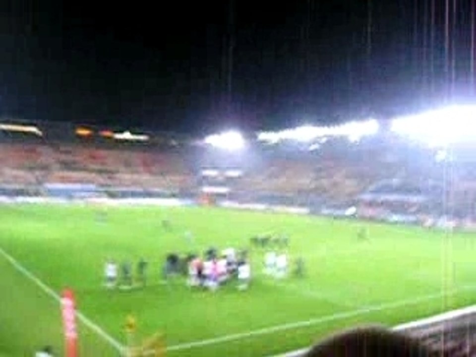 RCS-Grenoble Fin de match dans le kop
