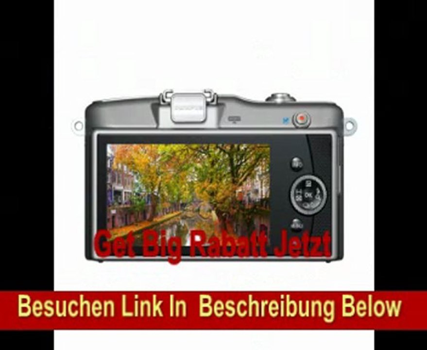Olympus Pen E-PM1 Systemkamera (12 Megapixel, 7,6 cm (3 Zoll) Display, bildstabilisiert) silber mit 14-150mm Objektiv silber