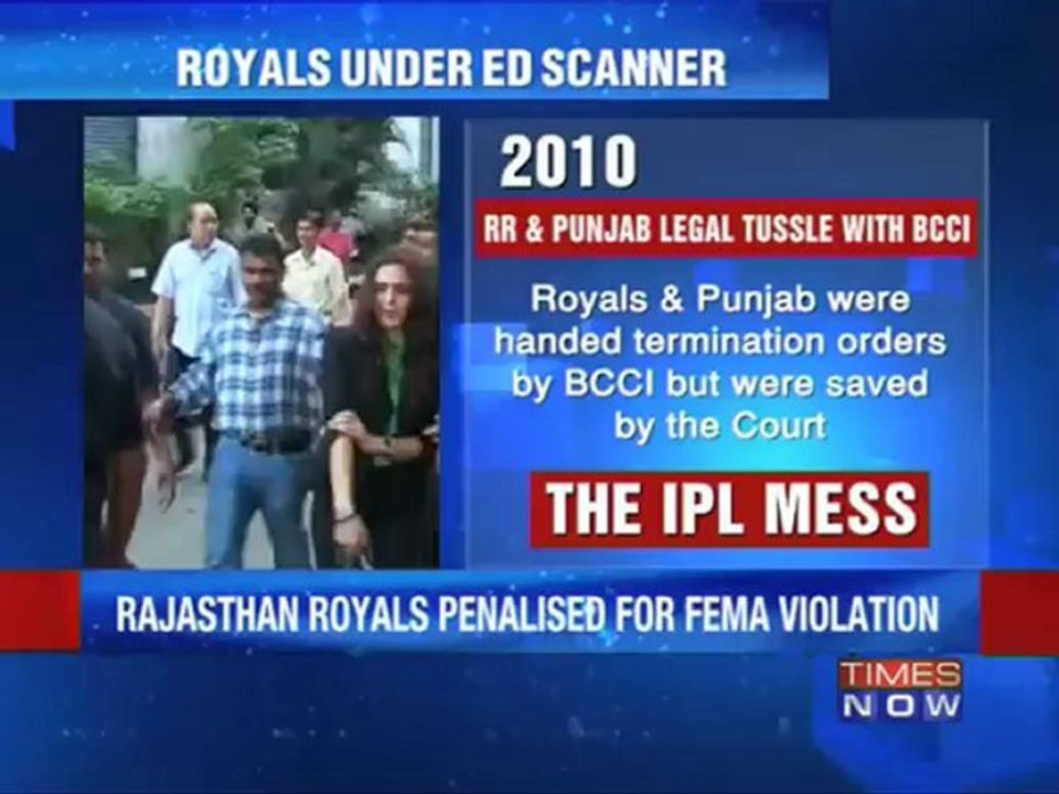 Rajasthan Royals to challenge ED penalty.