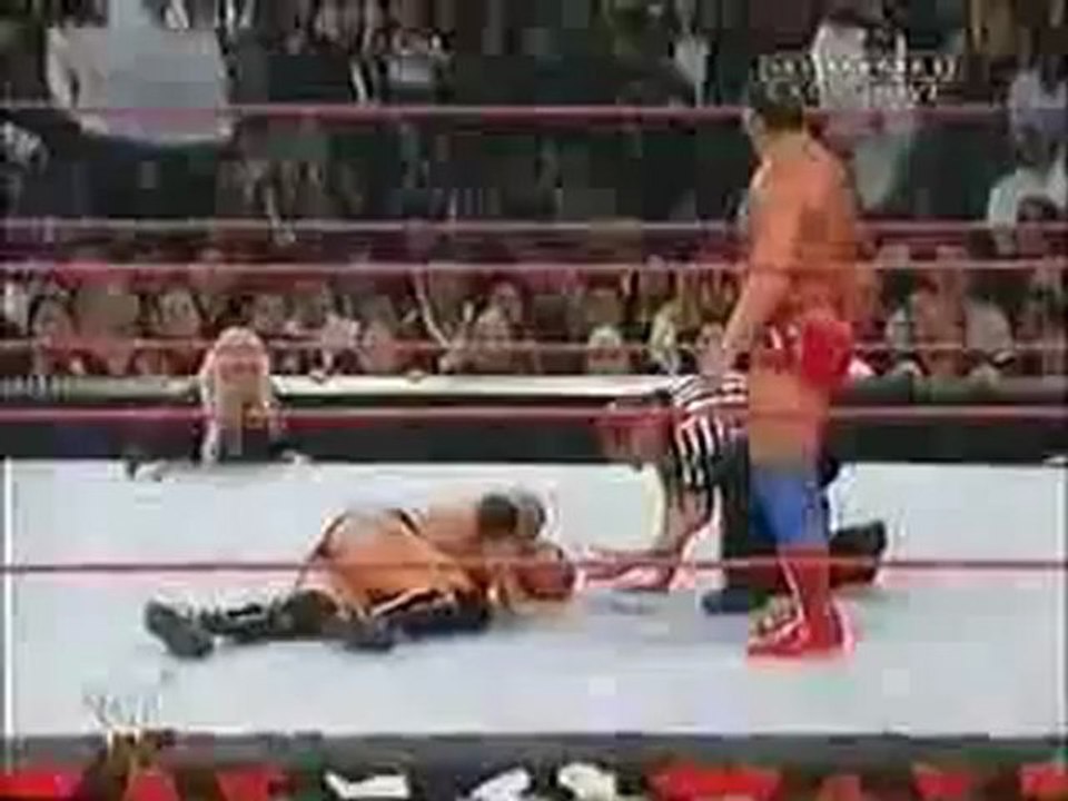 The Rock vs Kurt Angle WWF Title Raw 2001 Part 1