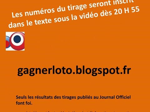 TIRAGE LOTO LUNDI 11 FÉVRIER 2013 Encore 4 numéros dans notre système