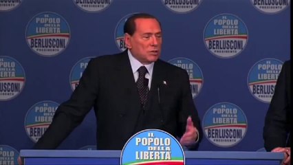Berlusconi - Con Monti e con Bersani le tasse andranno alle stelle (01.02.13)