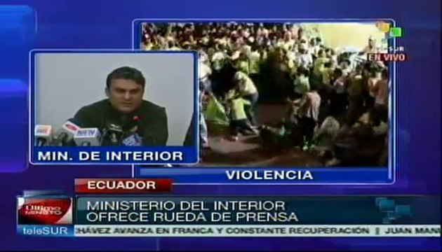 Capturan a culpable de hechos violentos en mitin de Correa