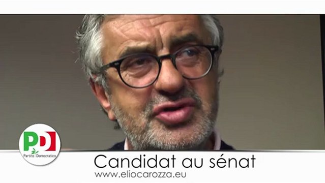 Elio Carozza, candidat du Partito Democratico au Sénat