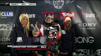 Sebastien Toutant - Billabong Air & Style Innsbruck 2013 - Round 3