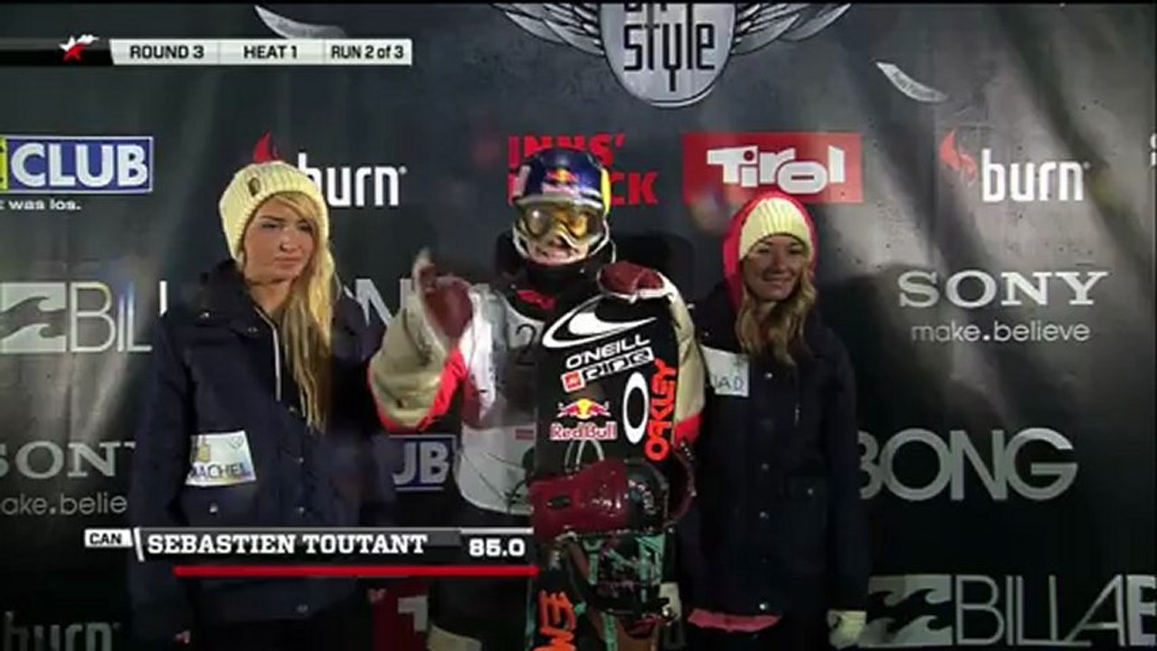 Sebastien Toutant - Billabong Air & Style Innsbruck 2013 - Round 3