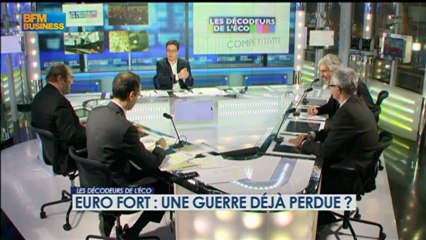 Euro fort: une guerre déjà perdue? - 4 février - BFM : Les décodeurs de l'éco 3/5