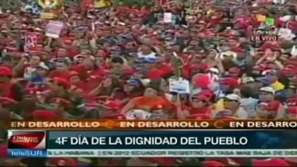 Chávez celebra desde Cuba el aniversario del golpe de Estado