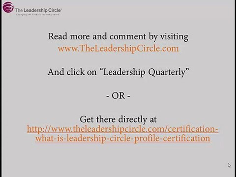 Leadership Circle Profile Certification - TLCP Certification
