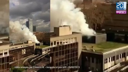 Reporter Mobile: Incendie à Lyon le 05 février 2013