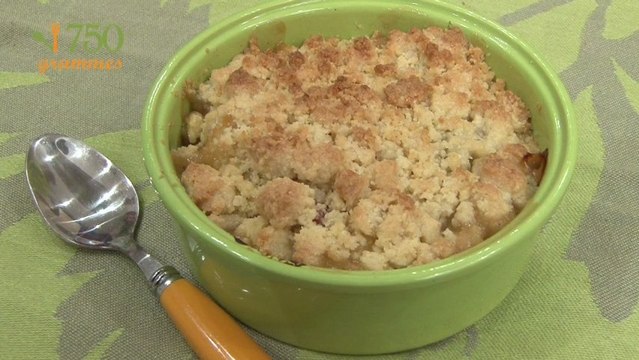 Crumble aux pommes et à la rhubarbe - 750 Grammes