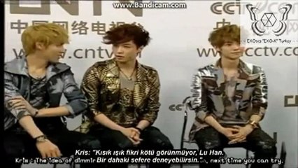 [TR SUB/PART 2/6] 120607 EXO-M "StarTalk" CCTV Röportajı
