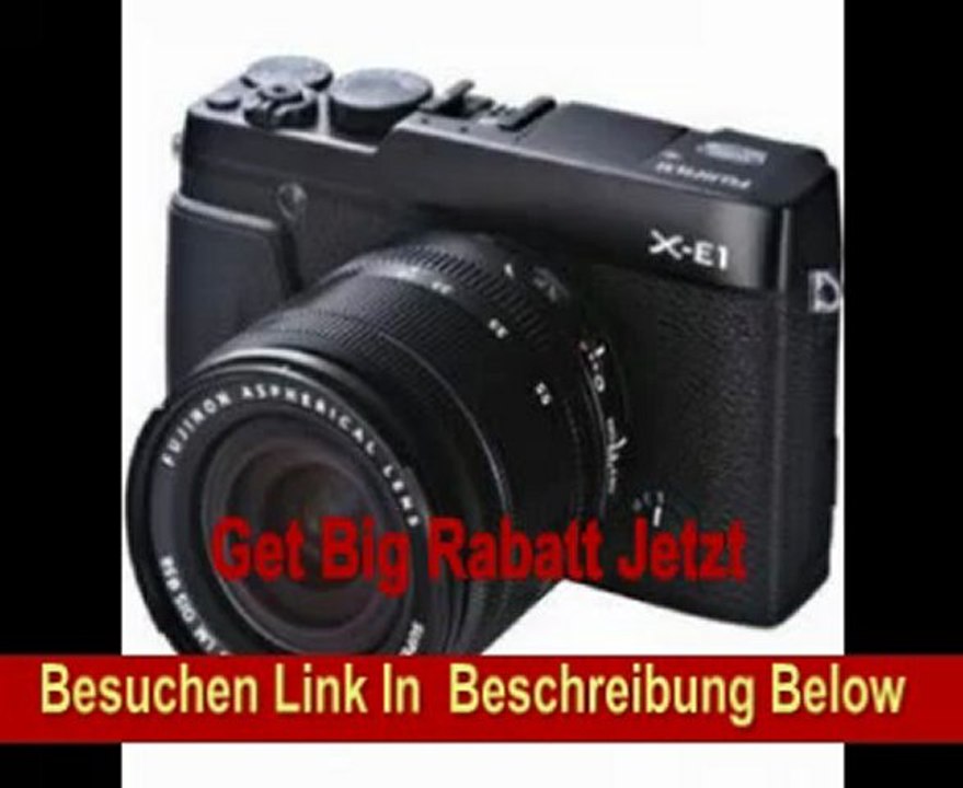 Fuji X-E1 Kit schwarz mit Fuji 18-55 Objektiv