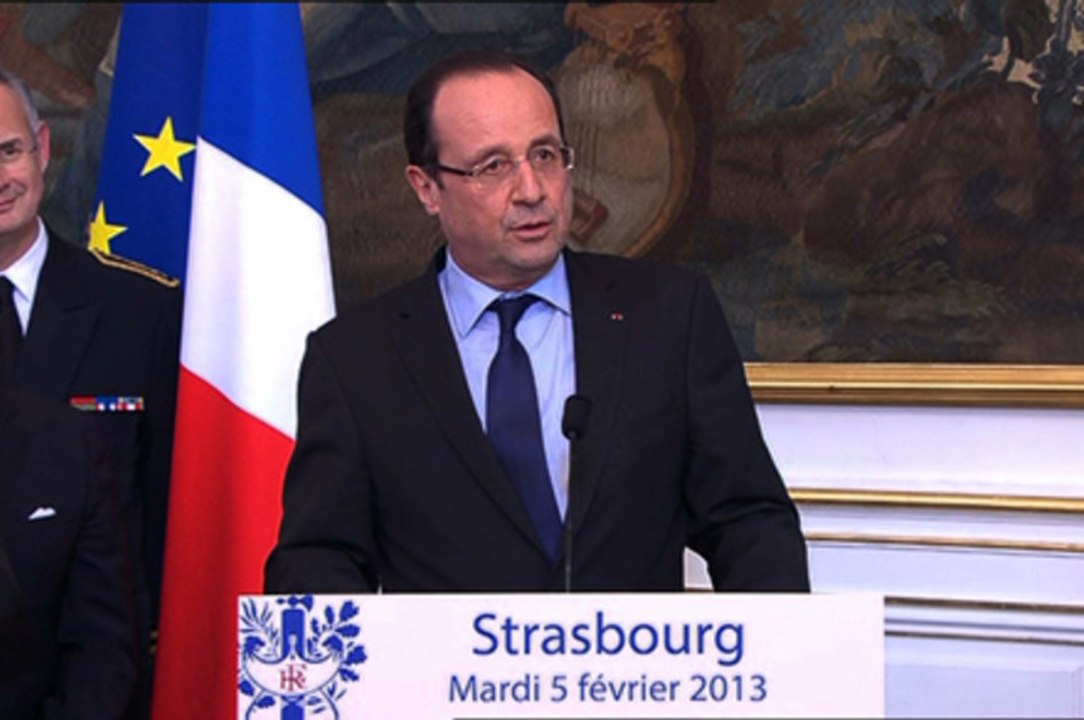 Allocution du Président de la République depuis l'hôtel de ville de Strasbourg