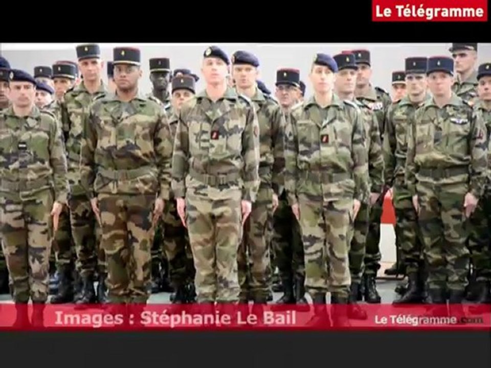 Jean-Yves Le Drian en visite au 3è Rima