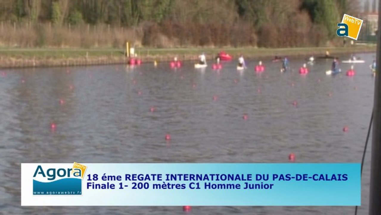 FINALE 1 (200m) C1 HOMMES JUNIORS - 18e Régate internationale du Pas-de-Calais de canoë kayak
