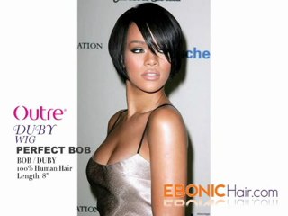 Outre Human Hair Duby Wig Perfect Bob by EbonicHair.com