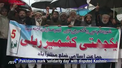 Pakistan marks Kashmir 'solidarity day'