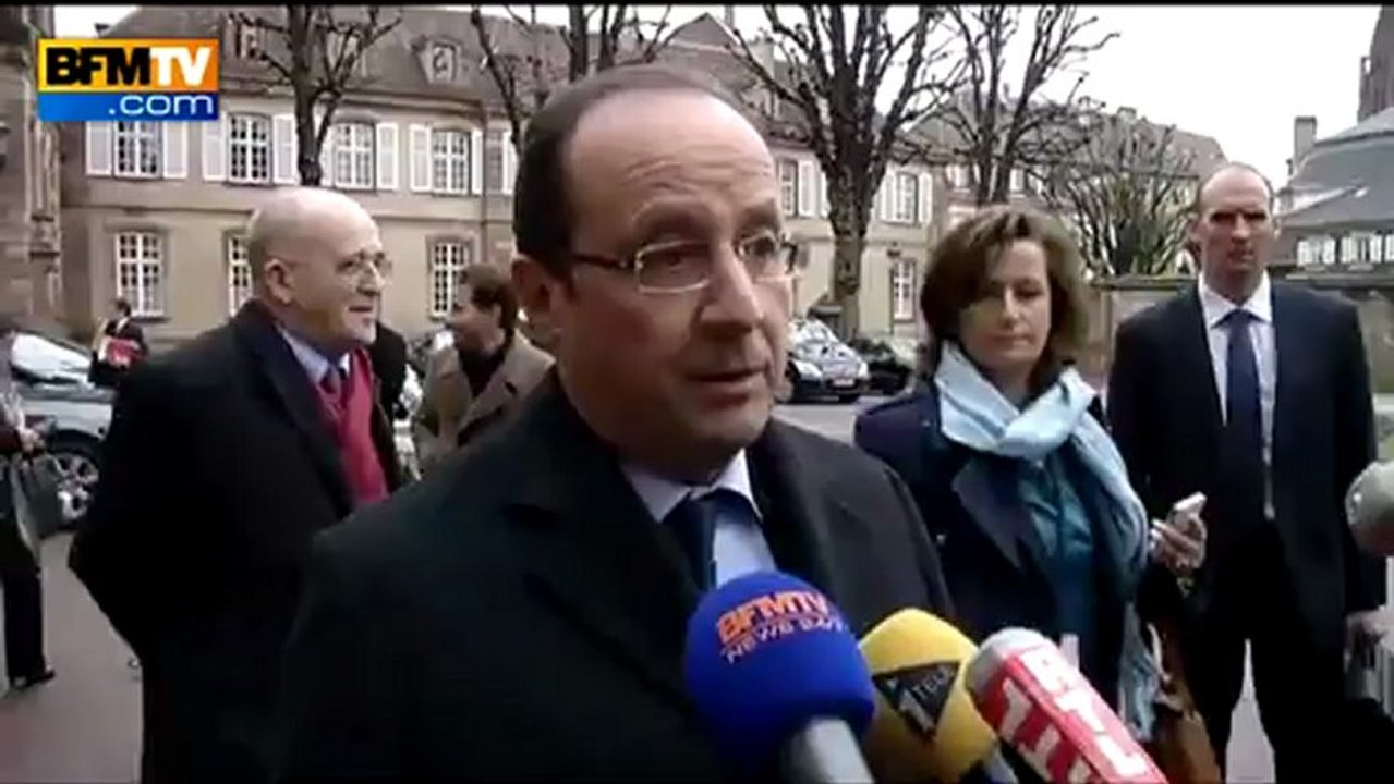 Hollande : "Je me rendrai en Tunisie car c'est un exemple des printemps arabes" - 05/02