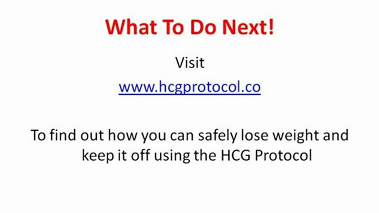 HCG Diet Protocol - Dr. Oz's Views on the HCG Diet Protocol - Part 3