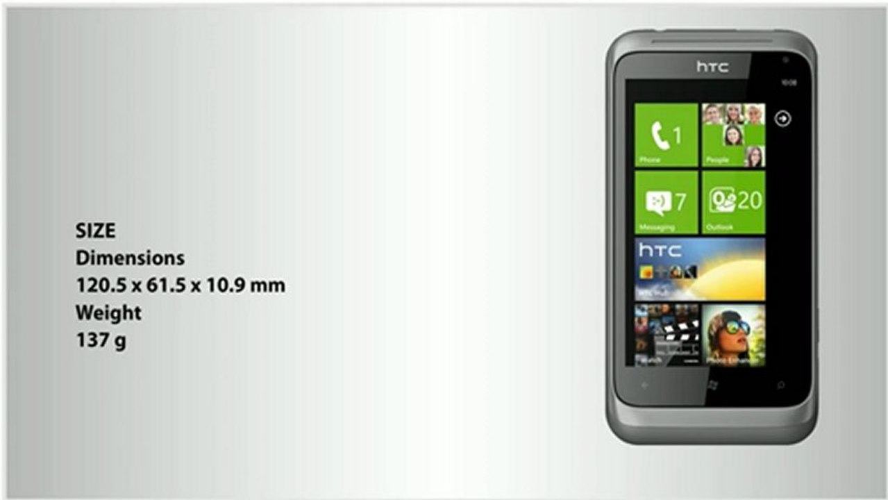HTC Radar (Unlocked Quadband) Windows 7.5 Mango Cell Phone - YouTube