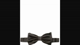 Canali  Silk Satin Bow Tie Spring Fashion Weeks 2013