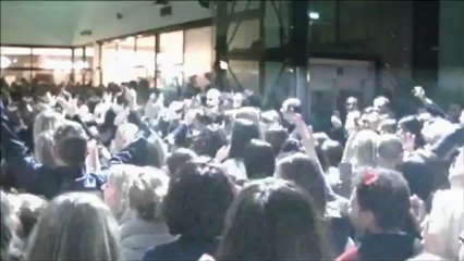 flash mob sur david guetta a l'inauguration allumette global complex Macon