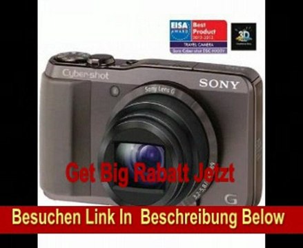 Sony Cyber-shot DSC-HX20V - Digitalkamera - 3D - Kompaktkamera - 18.2 Mpix - 20 x optischer Zoom - braun