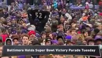 Ravens Honored at Baltimore Parade