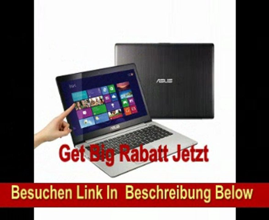 Asus VivoBook S400CA 35,6 cm (14 Zoll) Ultrabook (Intel Core i5 3317U, 1,7GHz, 4GB RAM, 500GB HDD, 24GB SSD, Intel HD 4000, Touchscreen, Win 8)