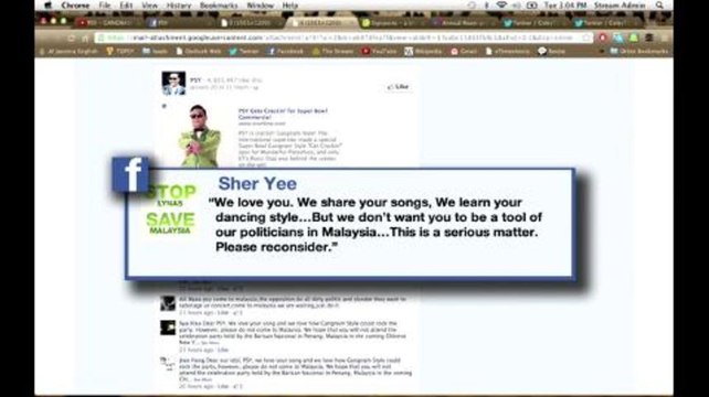 Malaysian fans bombard Psy's Facebook; Maori rights on Waitangi Day