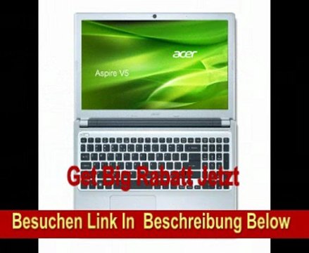Acer Aspire V5-571G-53314G50Mass 39,6 cm (15,6 Zoll) Thin & Light Notebook (Intel Core i5 3317U, 1,7GHz, 4GB RAM, 500GB HDD, NVIDIA GT 620M, DVD, Win 8) silber