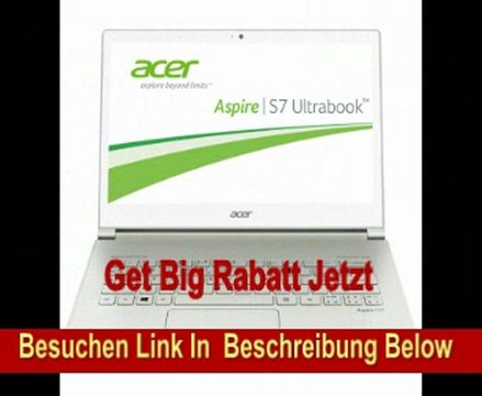 Acer Aspire S7-391-73514G25aws 33,8 cm (13,3 Zoll) Touch Ultrabook (Intel Core i7 3517U, bis zu 3.00 GHz, 4GB RAM, 256GB SSD, Intel HD 4000, Win 8) weiß