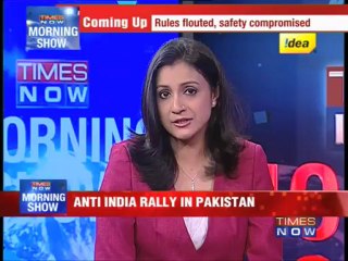 Anti-India rally in Pakistan by Hafiz Saeed.