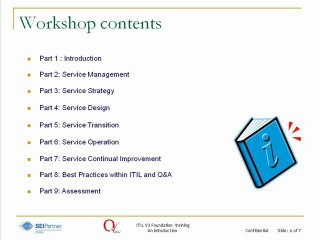 ITIL V3 Foundation Workshop