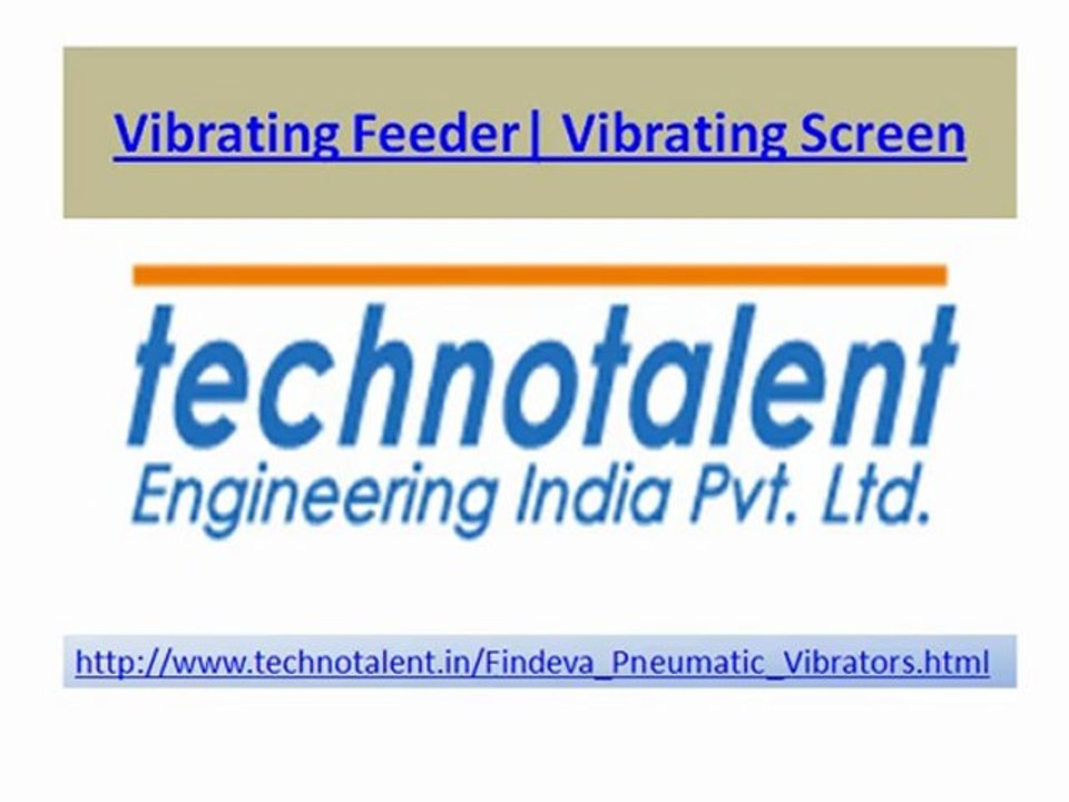 Vibrating Feeder