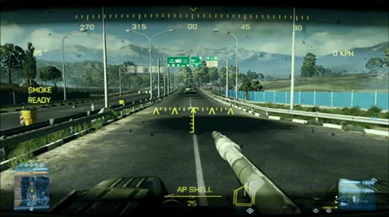 BF3 - HOW TO DISABLE TANK FROM FRONT WITH 1 HIT! (Battlefield 3 Tips & Tricks)