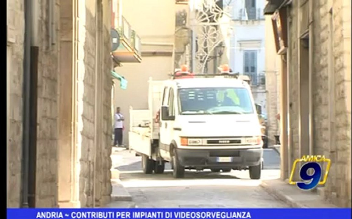 Andria | Contributi per impianti di videosorveglianza