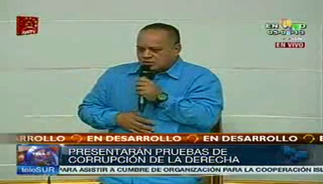 Parlamento de Venezuela denuncia corrupción de derecha